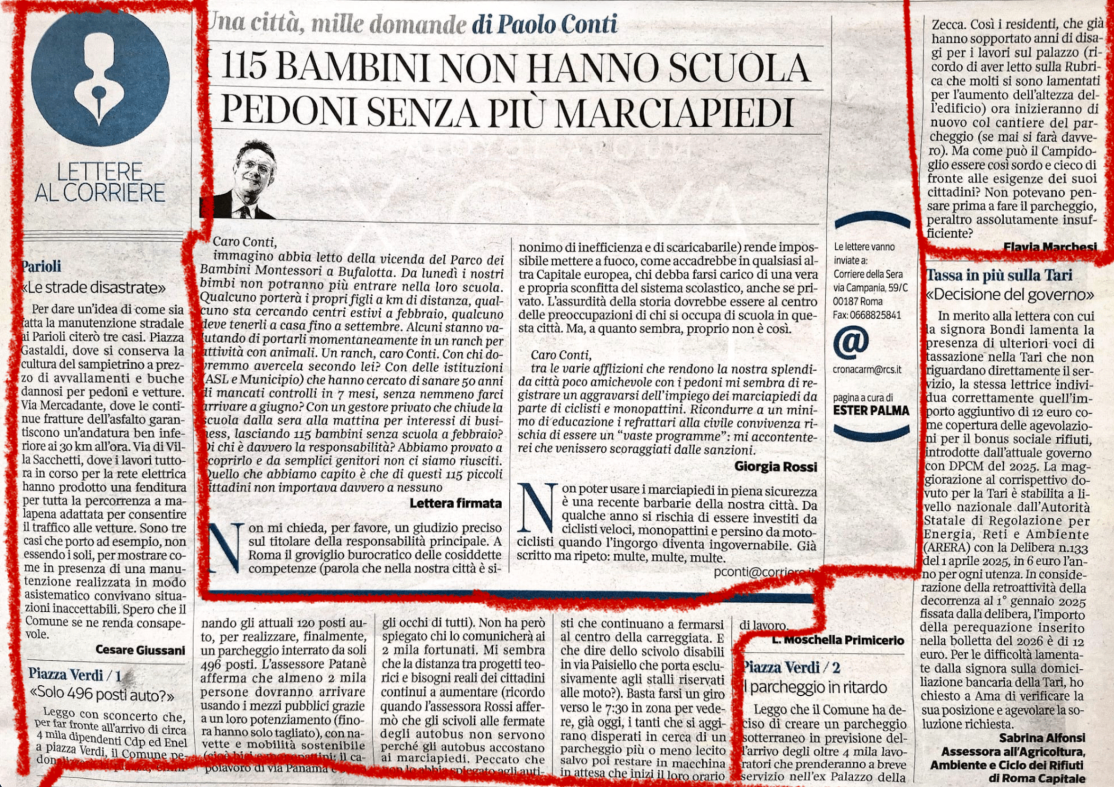 Corriere della Sera - Solo 496 posti auto? e Piazza Verdi il parcheggio in ritardo