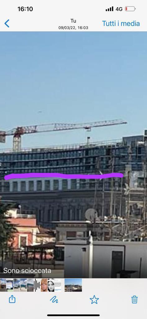 Marzo 2022: il cantiere avanza, una residente scrive 'Sono scioccata'